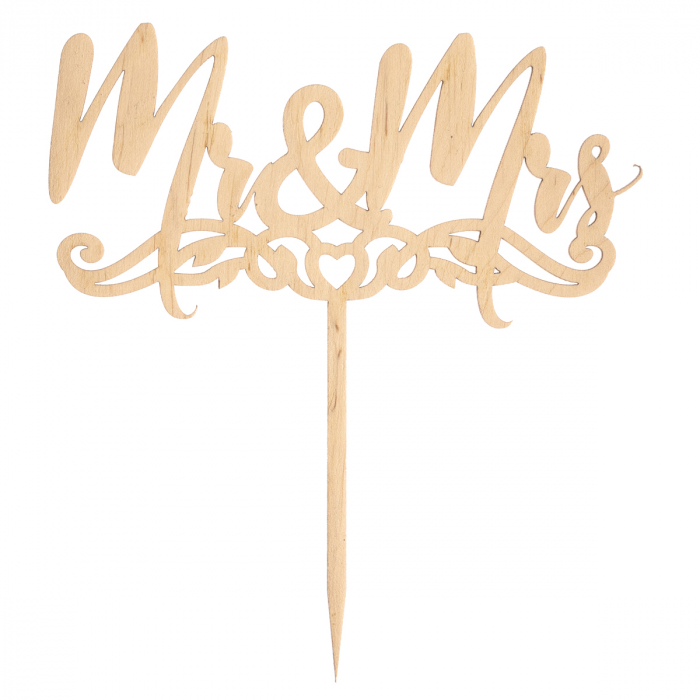 Cake Topper Mr&Mrs - T51 [1]