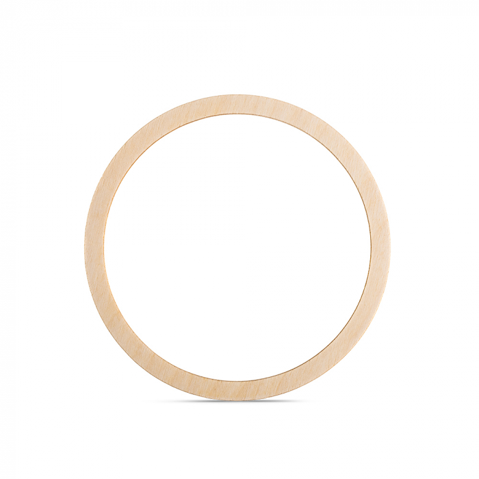 Cerc din Lemn pentru Creații DIY – Lățime 2 cm – Accesoriu Versatil pentru Proiecte Handmade - HD101 [1]