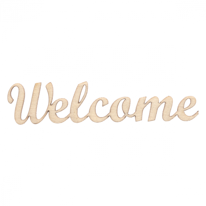 Decor - Welcome - Î*L 2 * 9 cm; 5 * 23 cm; 9 * 41; 19 * 86 cm - HD10 [1]
