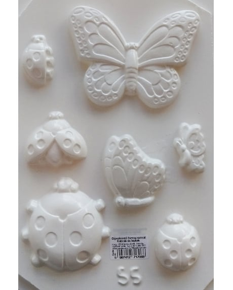 Forme de turnat – Fluturi și buburuze – pentru activități creative și DIY - Matriță decorativă [1]
