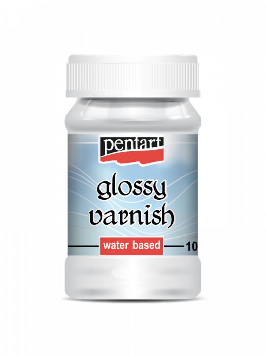 Lac lucios pe bază de apă - Glossy Varnish - 100 ml - Pentart [1]