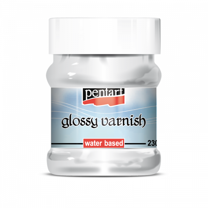 Lac lucios pe bază de apă - Glossy Varnish - 230 ml - Pentart [1]