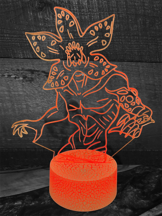 Lampă 3D Demogorgon - Iluminare LED Multicolor [5]