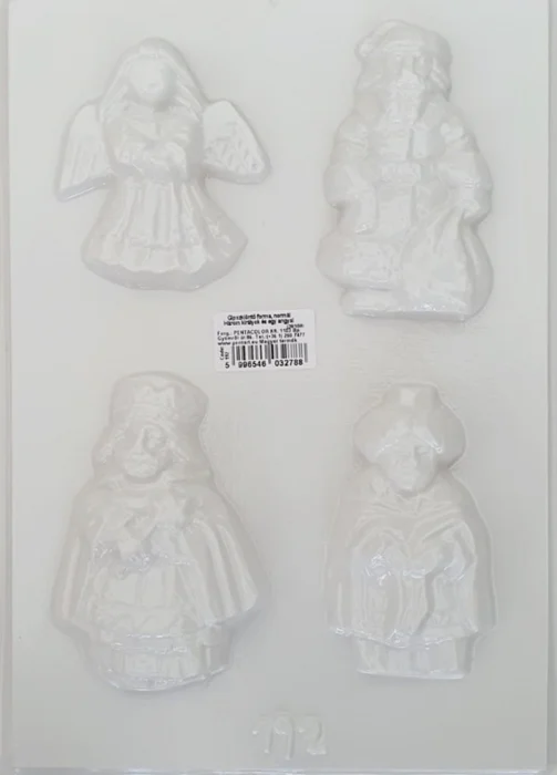 Matrice pentru Turnat - Trei Crai și Înger, Formă pentru Ghips, Rășină și Lut [1]