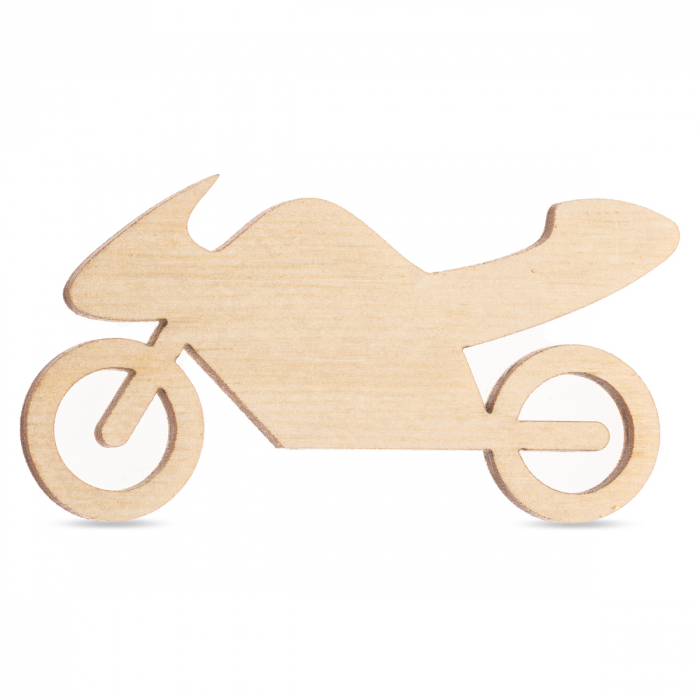 Motociclete din lemn - Î*L 4 * 7,7 cm - FG26 [1]