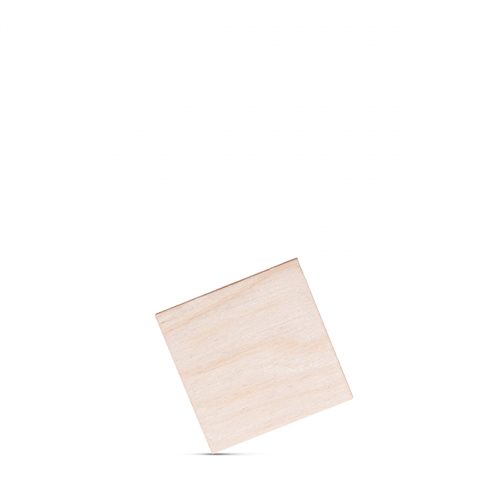 Plăcuță Pătrată din Lemn – Bază pentru DIY, Decorațiuni și Craft – Disponibilă în Mai Multe Dimensiuni - TP8 [1]