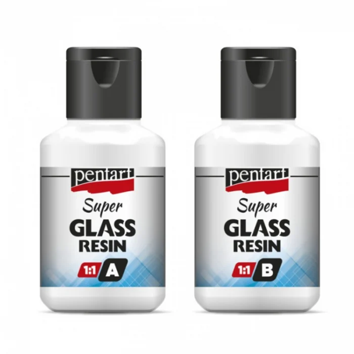 Rășină Epoxidică Transparentă Super Glass – 2 Componente (1:1) – Efect Sticlă pentru Turnare și Acoperire - Pentart [3]