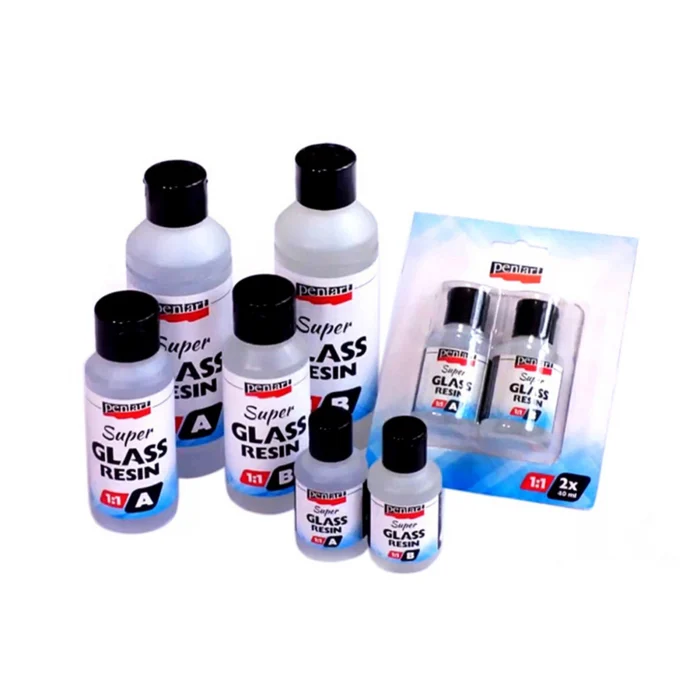 Rășină Epoxidică Transparentă Super Glass – 2 Componente (1:1) – Efect Sticlă pentru Turnare și Acoperire - Pentart [2]