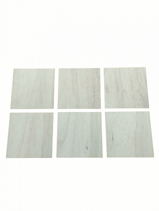 Tăbliță Pătrată din Lemn Natur, Grosime 4 mm – Bază pentru Craft și DIY [2]