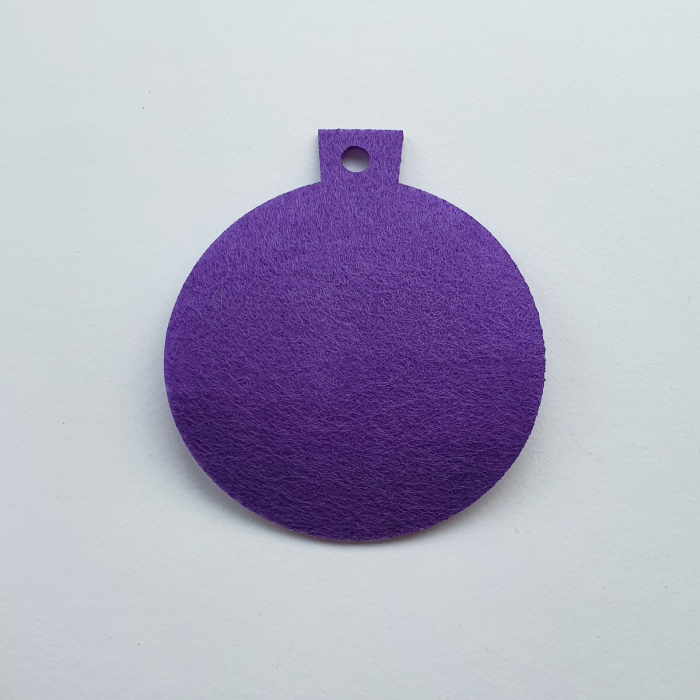 Ornament de Crăciun din Fetru - Glob Ø9 cm - DF05 [1]
