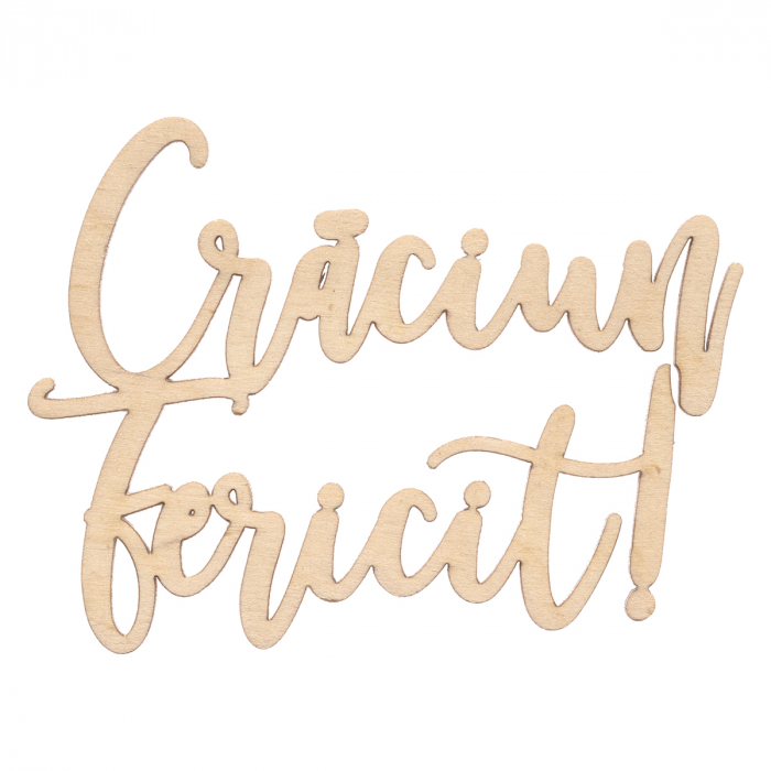 Text - Crăciun Fericit - Î*L 3 * 5,5 cm; 5,4 * 10 cm; 9 * 16,5 cm - HD09 [1]
