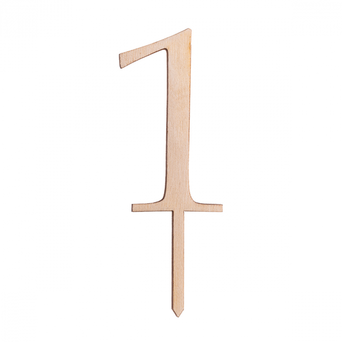 Numere de tort din lemn – Decorul perfect pentru momente speciale - Cake Topper -  0-9 [2]