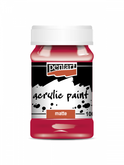 Vopsea acrilică mată pe bază de apă - 100 ml - Pentart [1]