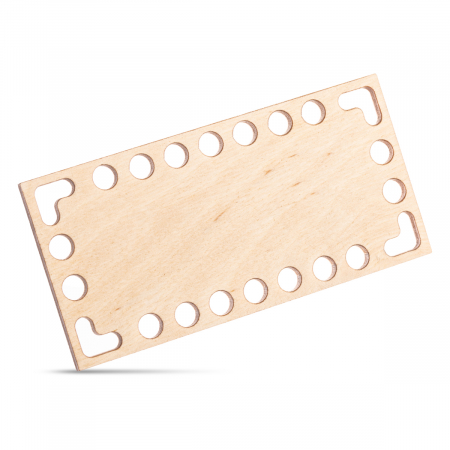 Bază pentru croșetat - Bază din lemn pentru croșetat simplă dreptunghi - 5*10 cm; 10*15 cm - BC07