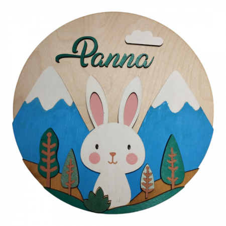 Cadouri - Decorațiuni de Perete Personalizate – Nume și Animale pentru Cameră Copii sau Decor Interior