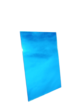 Acril - Plexiglas - Placă Plexiglas Albastru Oglindă PMMA - 1,5 mm,  Format A4 (297x210 mm) - material decorativ modern și elegant