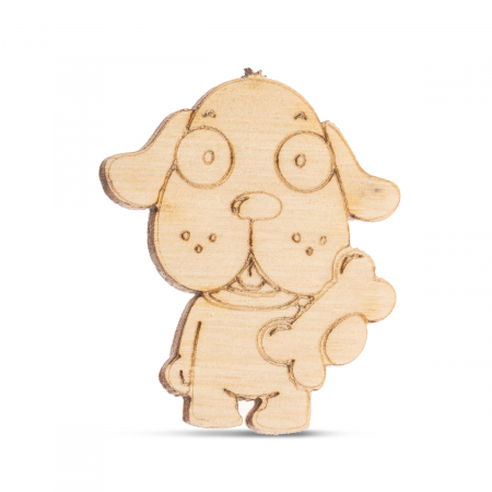 Figurine - Baza lemn câine FG09