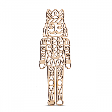 Crăciun - Nutcracker din lemn, 15 * 5 cm - SC77