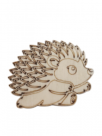 Animale - Păsări - Fluturi - Figurină din lemn – Arici decorativ pentru craft, pictură și decorațiuni