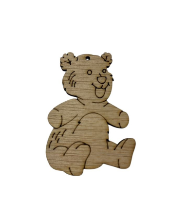Craft & Hobby - Ursuleț din lemn de colorat – Activitate creativă DIY pentru copii