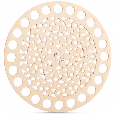 Bază pentru croșetat - Bază din lemn pentru croșetat -  Crochet Basket Base - BC15