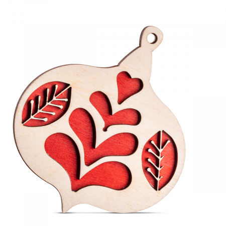 Proiecte DIY - Ornament de crăciun din lemn pt proiecte DIY - SC84