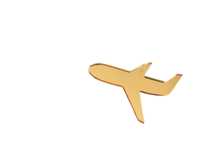 Craft & Hobby - Avion din plexiglas oglindă - accesoriu decorativ modern - Copie