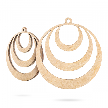 Cercei Macrame - Bază cercei macrame - Macrame earring F84