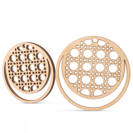 Cercei Macrame - Bază cercei macrame - stil rattan F210