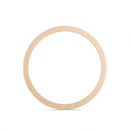 Craft & Hobby - Inel din Lemn Natural, Lățime 1 cm – Simplu, Elegant și Eco-friendly