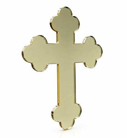Cruce Decorativă din Plexiglas Auriu [2]