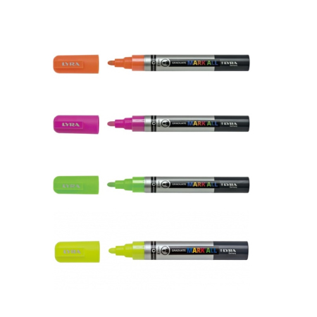 Artă Plastică - Marker permanent Graduate Mark All LYRA neon