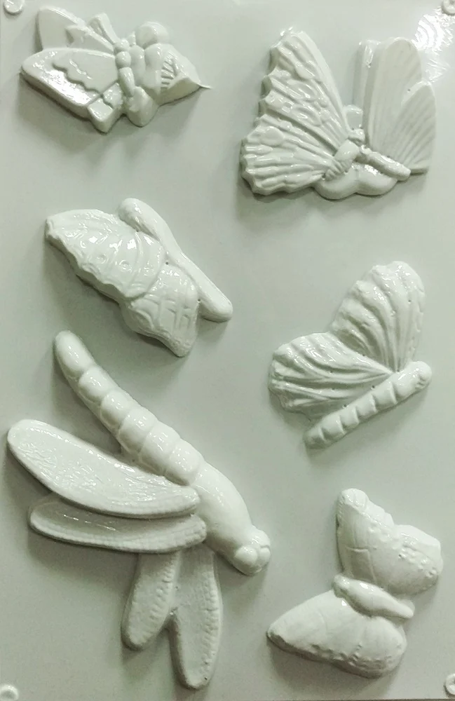 Artă Plastică - Matriță pentru turnat - Fluturi și libelule
