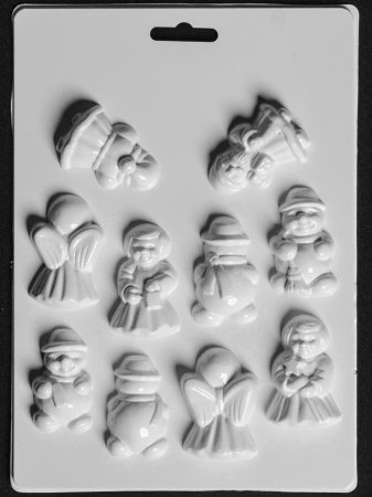 Modelare, Turnare - forme-de-turnat-ipsos-figurine-3d-craciun