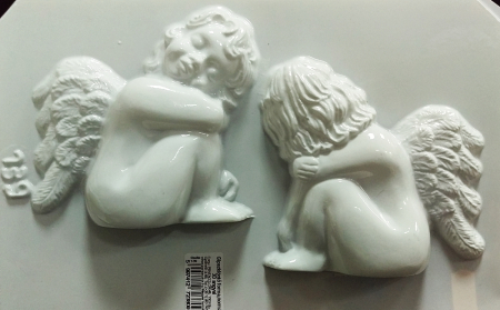 Modelare, Turnare - matrita-pentru-turnat-ghips-inger-3d