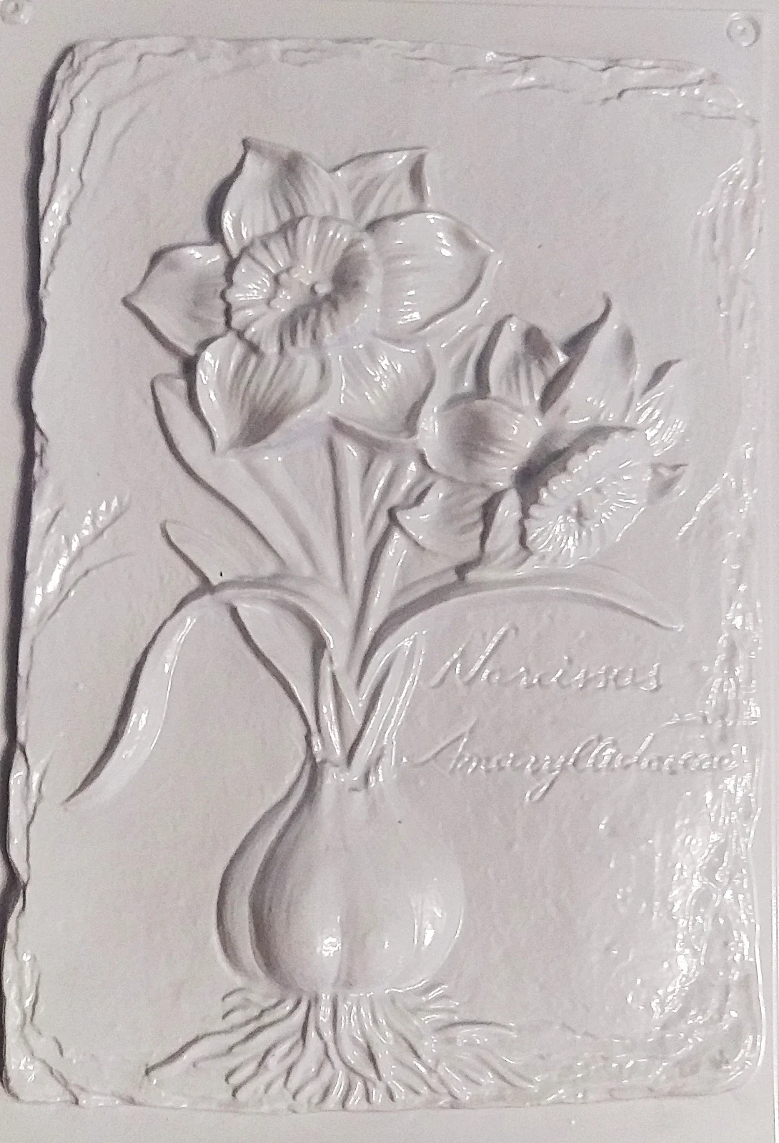 Artă Plastică - Matrița pentru turnat - Narcise - decorațiuni delicate cu motiv floral