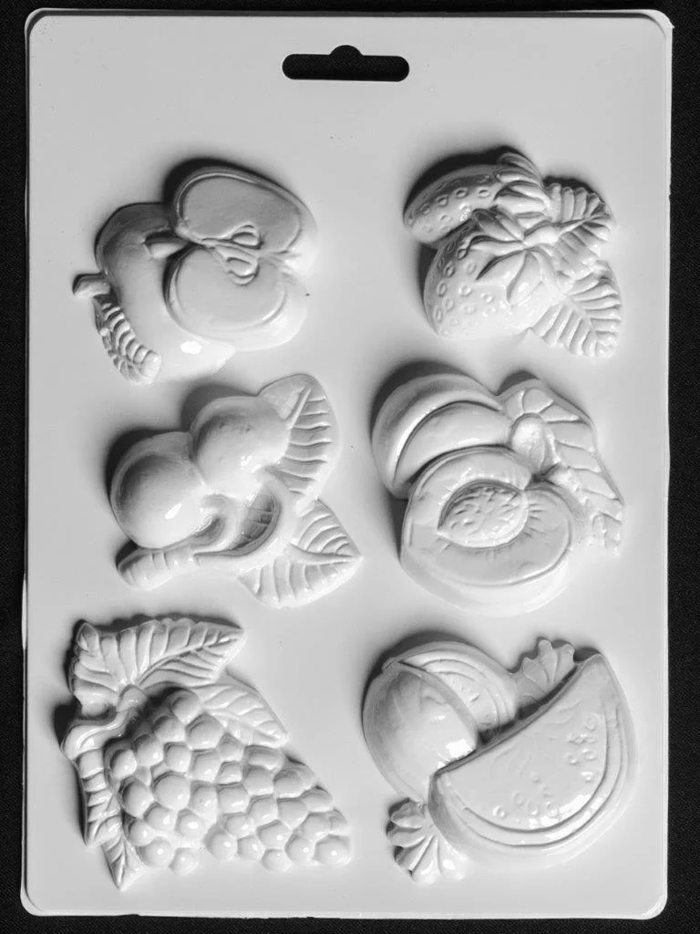 Modelare, Turnare - Matriță pentru turnat - Fructe – Figurine din ipsos, praf ceramic, beton, piatră lichidă