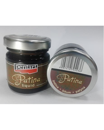 Antichizare - Patină Bitum Lichid 50 ml pentru efect antichizat și vintage P2472