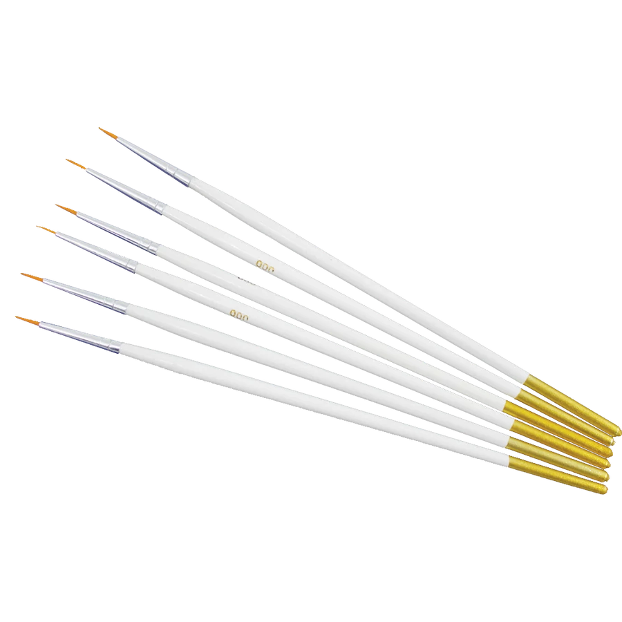 Accesorii - Pensule Corona vârf rotund – păr sintetic pentru pictură acrilică, ulei și detalii fine