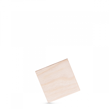 Tăbliță - Plăcuță - Etichetă - Plăcuță Pătrată din Lemn – Bază pentru DIY, Decorațiuni și Craft – Disponibilă în Mai Multe Dimensiuni - TP8