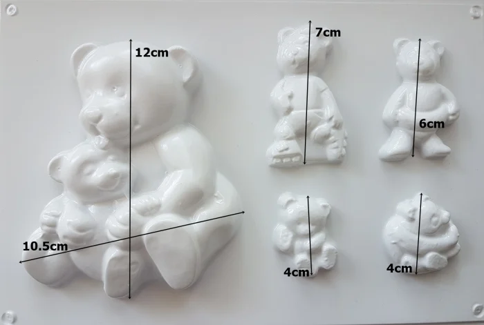 Set creativ: creează și pictează propriile figurine din ipsos - Ursuleț [1]