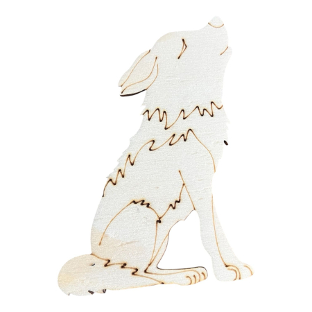 Set Creativ de Pictat din Lemn - Animale din Pădure, 5 Figurine din Lemn, Pensulă și Culori Incluse [5]