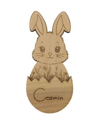 Cadou din lemn - Suport din lemn personalizat pentru bani cadou [1]