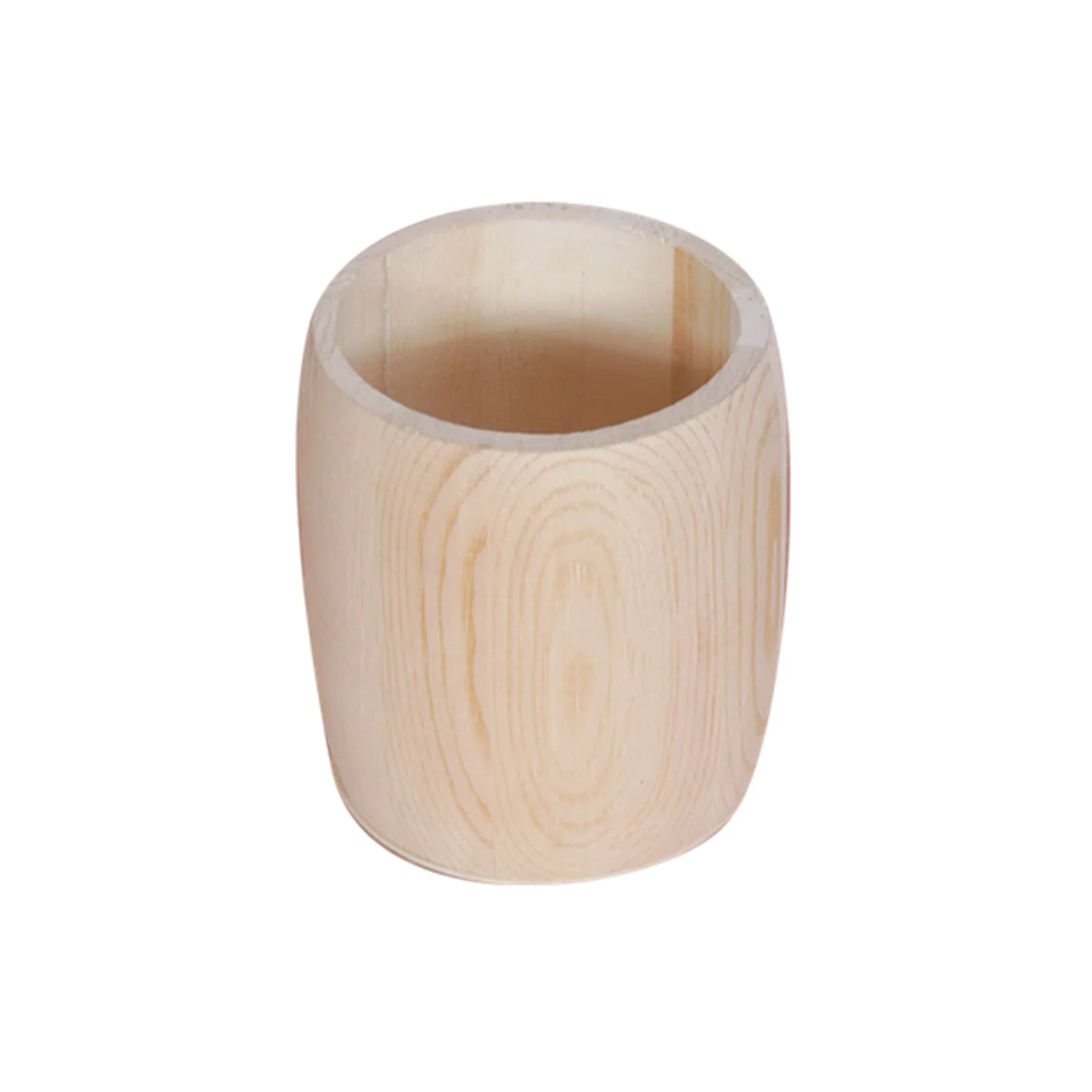 Diverse - Suport rotund din lemn natural pentru decor și organizare