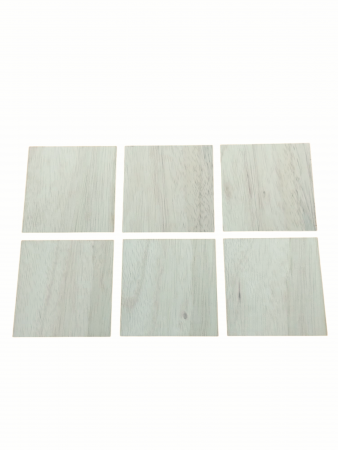 Tăbliță Pătrată din Lemn Natur, Grosime 4 mm – Bază pentru Craft și DIY [1]