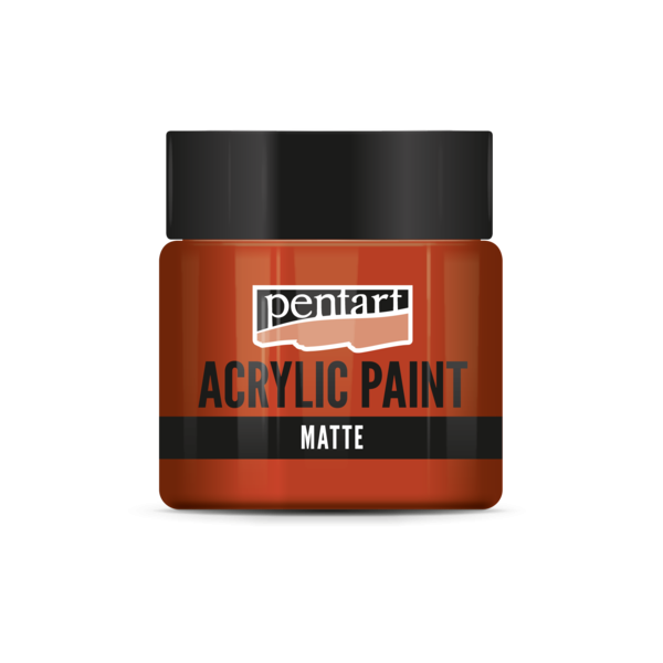 Culori - Vopsea Acrilică Mată pe Bază de Apă - 50 ml - culori intense, acoperiră bună și pot fi aplicabil pe multe suprafețe