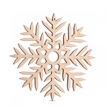 Crăciun - Wood Snowflake for Crafts - SC26