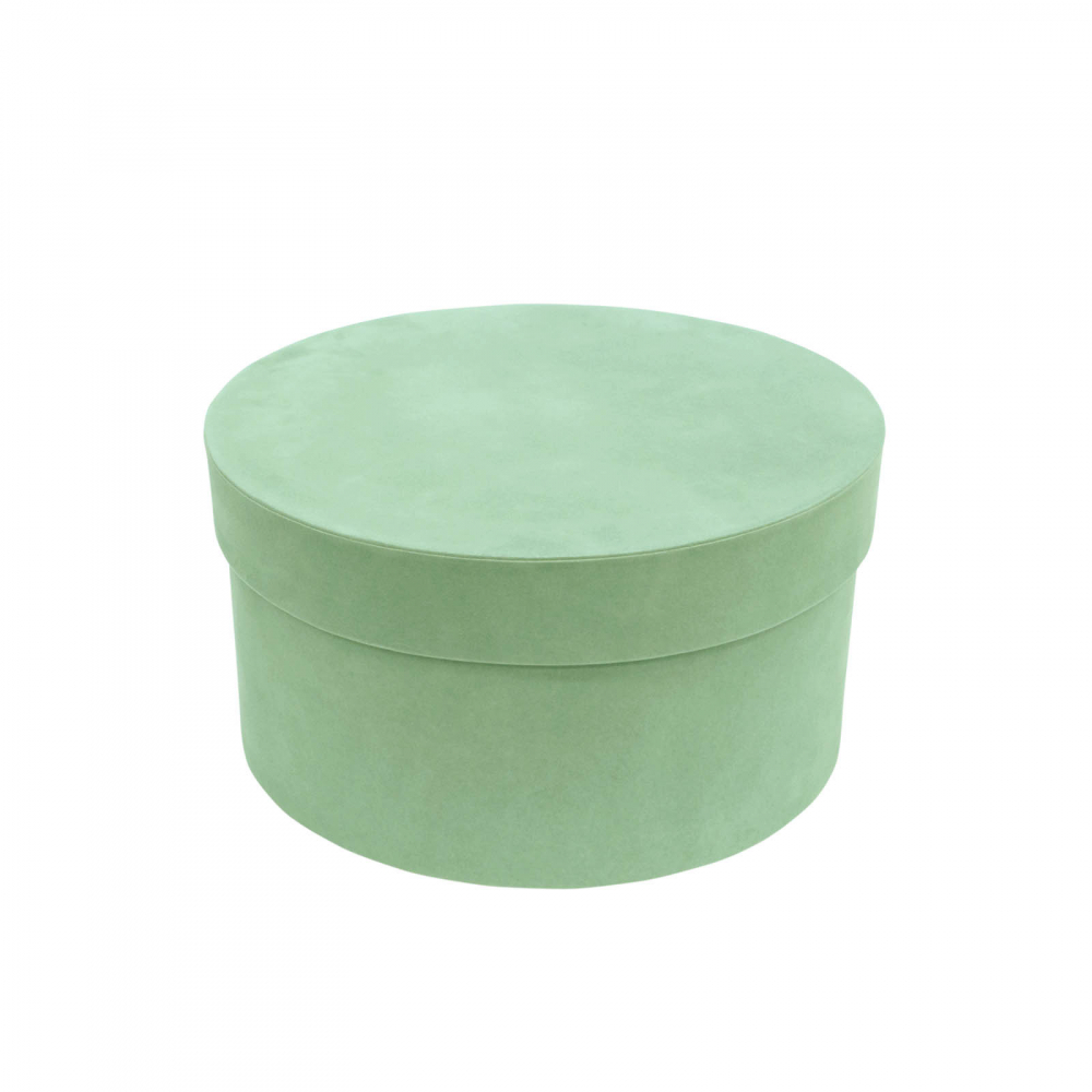 Cutie rotunda catifea jade [2]