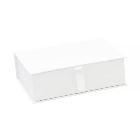 Cutii cu funda - Cutie alba cu funda pentru cadouri