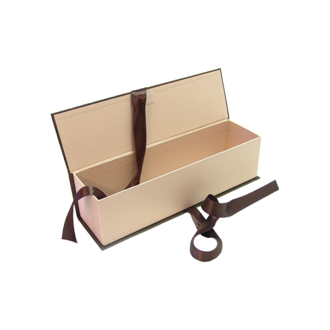 Cutii bauturi - Cutie rigida pentru bauturi inchidere cu funda